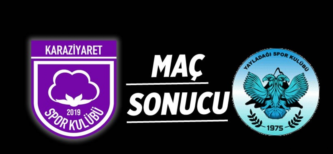 Karaziyaretspor 2-1 Yayladağıspor (Özet)