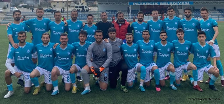 Pazarcık Aksuspor, Tek Golle Kazandı Liderliğini Sürdürdü