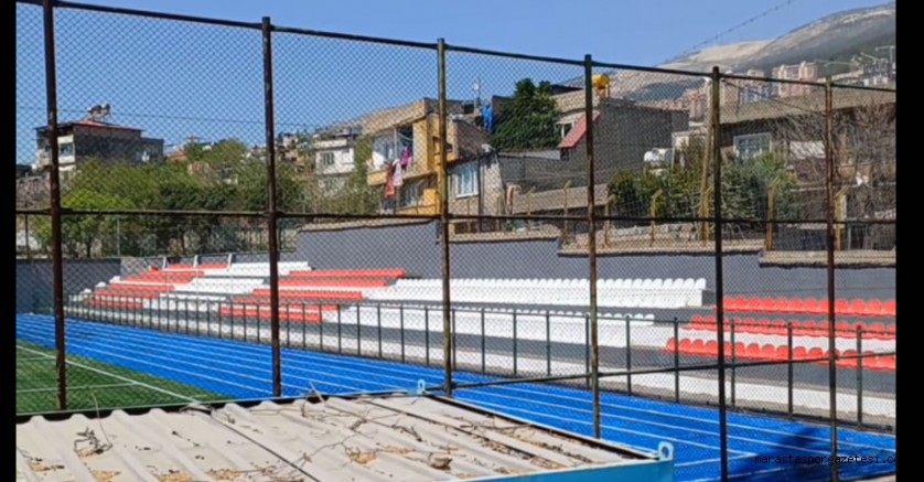 Adem Şahan Batıpark Futbol Sahasıda çalışmalar sona yaklaştı
