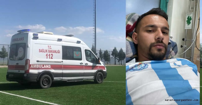 Afşinspor’un Futbolcusu Cuma Donar Anlık Kriz Geçirerek Sahada Bayıldı