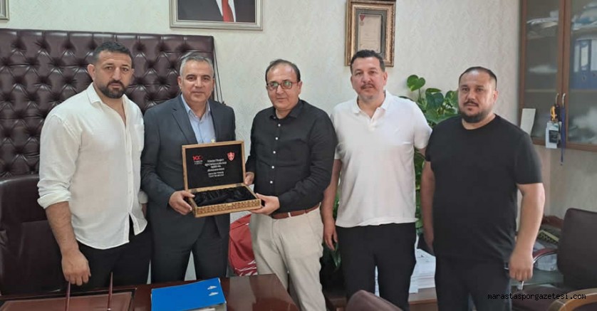 Asbaşkan Şahin Hopur ve Güreş Camiasından Ramazan Gürbak’a Hayırlı Olsun Ziyareti