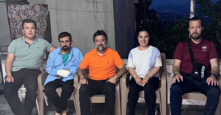 Kahramanmaraş Sahada İlk Yardımcı Mehmet Yiğit’e Geçmiş Olsun Ziyareti