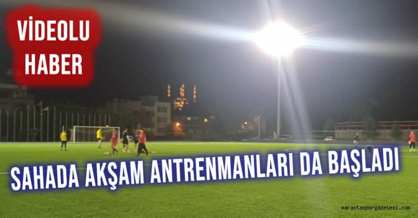Adem Şahan Batıpark Futbol Sahası Yeniden antrenmanlara Açıldı
