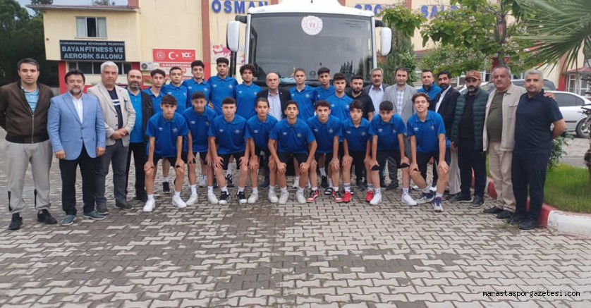 Helete Demirspor, U-15 Türkiye Şampiyonası için Kahramanmaraş’ı Temsil Etmek Üzere Yola Çıktı