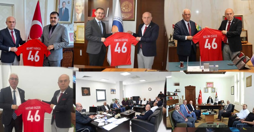 Kahramanmaraş Amatör Spor Kulüpleri Federasyonu’ndan Yeni Başkanlara Hayırlı Olsun Ziyareti