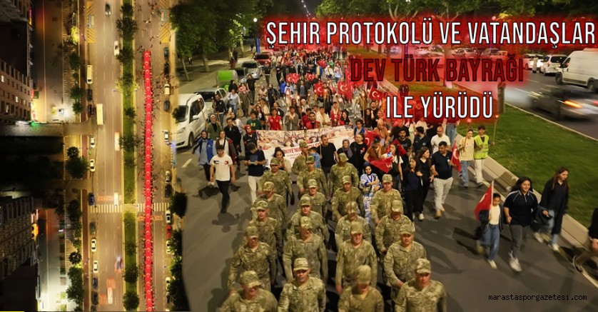 Kahramanmaraş’ta 19 Mayıs Coşkusu Fener Alayı ile Başladı