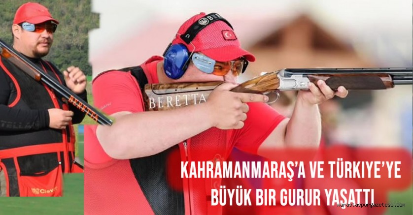 Kahramanmaraşlı Yavuz İlnam Avrupa İkincisi Oldu!