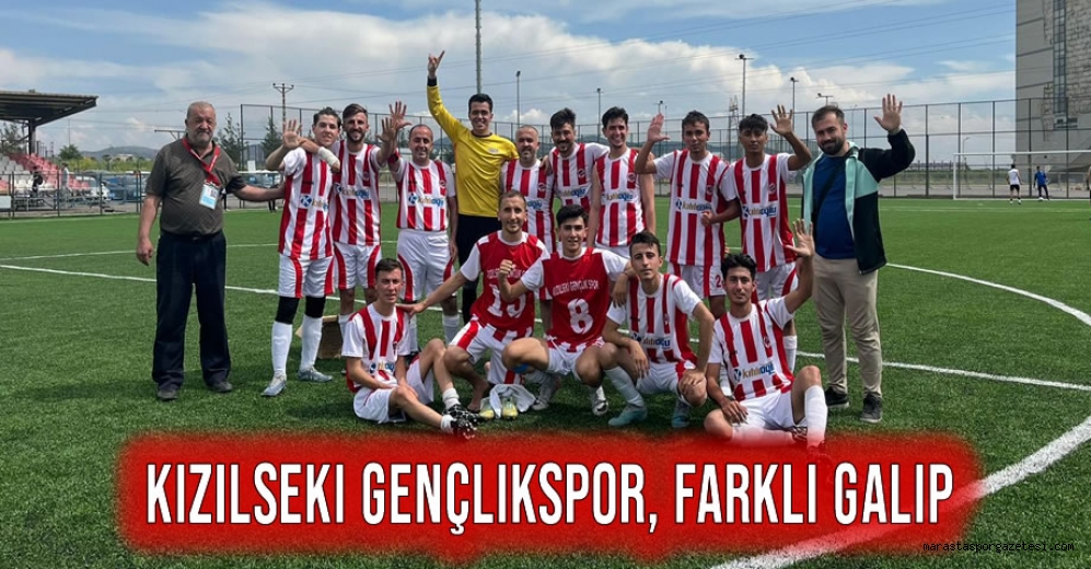 Kızılseki Gençlikspor, Mağralı Fidanspor’u Farklı Geçti