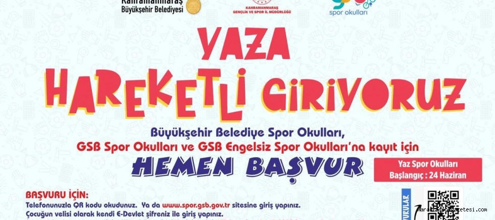 Haydi Gençler Yaz Spor Okullarına!