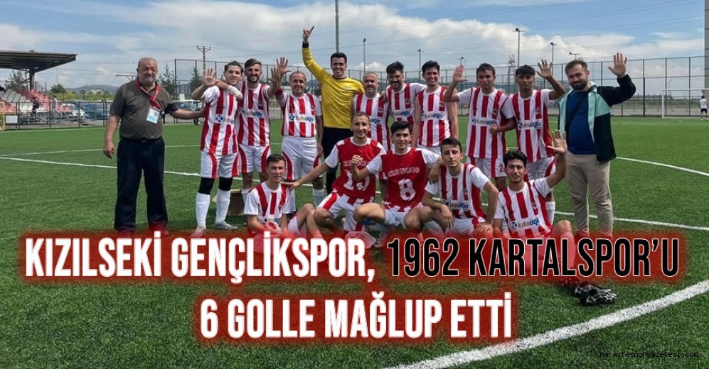Kızılseki Gençlikspor, 1962 Kartalspor’u 6 Golle Mağlup Etti