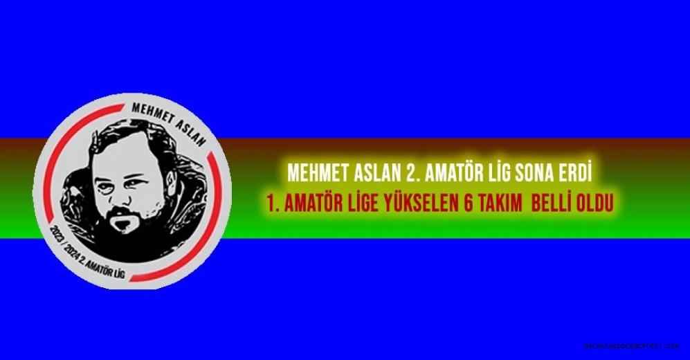 Mehmet Aslan 2. Amatör Lig Sona Erdi: 1. Amatör Lige çıkan 6 Takım Belli oldu