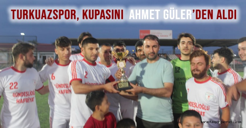Turkuazspor, Kupasını Ahmet Güler’den Aldı