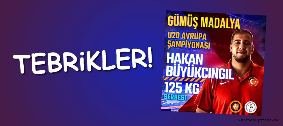 Hakan Büyükçıngıl’dan Gümüş Madalya