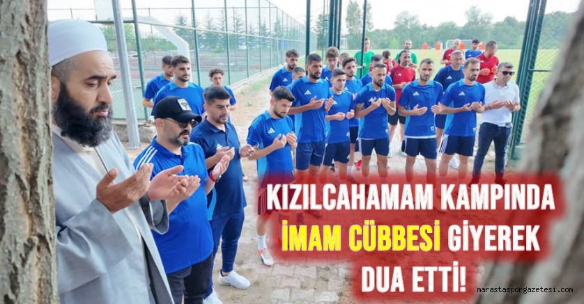 Kızılcahamam Kampında İmam Cübbesi Giyerek Dua Etti!