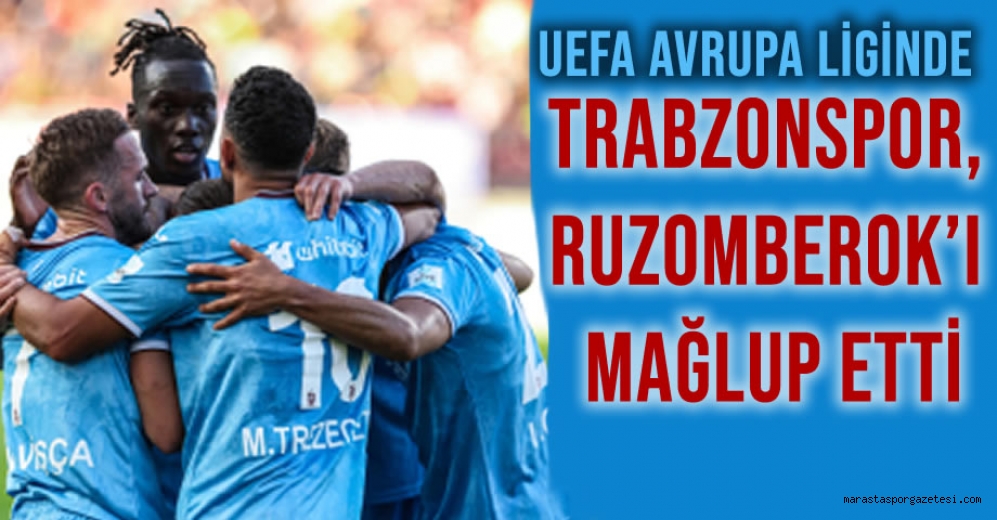 Trabzonspor, Ruzomberok’ı mağlup etti