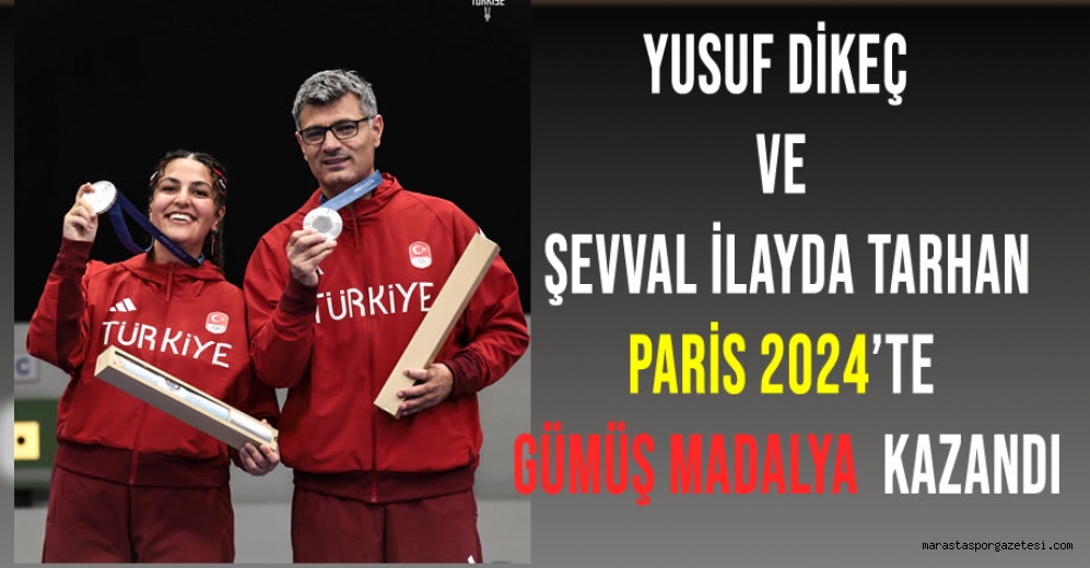 Yusuf Dikeç ve Şevval İlayda Tarhan Paris 2024’te Gümüş Madalya Kazandı