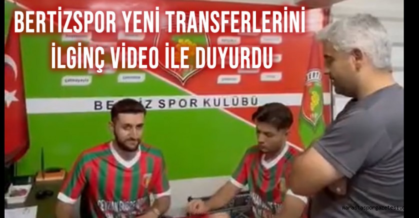 Bertizspor Yeni Transferlerini İlginç Video ile Duyurdu