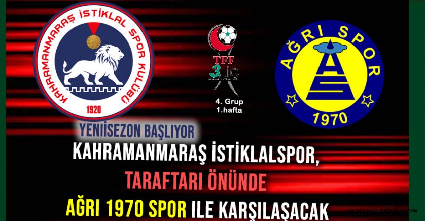 Kahramanmaraş İstiklalspor – Ağrı 1970 Spor Maçı Ne Zaman, Saat Kaçta, Hangi Kanalda? Bilet kaç Lira