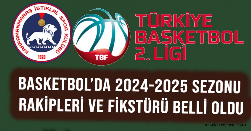 Kahramanmaraş İstiklalspor’un Basketbol’da 2024-2025 Sezonu Rakipleri ve Fikstürü Belli Oldu