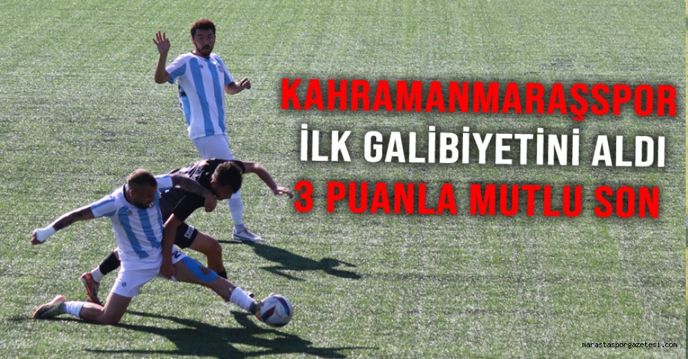 Kahramanmaraşspor, Anadolu Üniversitesi’ni Mağlup Etti! 3 Puan Bizim
