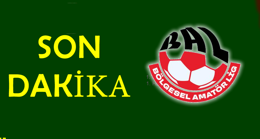 Bölgesel Amatör Lig’in (BAL) logosu değiştirildi!