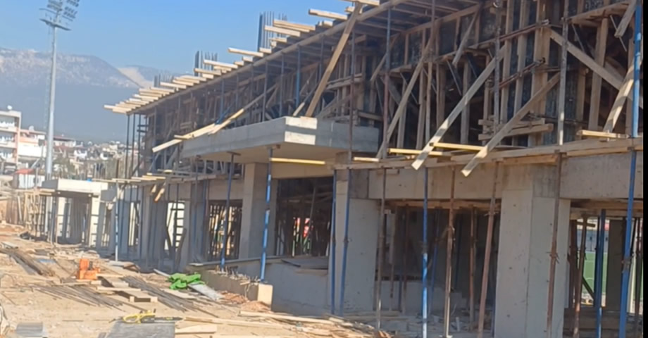 Batıpark Adem Şahan Stadı’nda Çalışmalar Devam Ediyor! İşte Son Durum