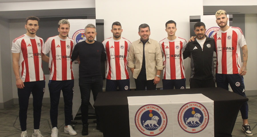 Kahramanmaraş İstiklalspor, 5 Oyuncu ile Resmi Sözleşme İmzaladı