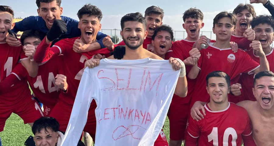 Kahramanmaraşspor U18 Takımı Selim Çetinkaya’yı unutmadı