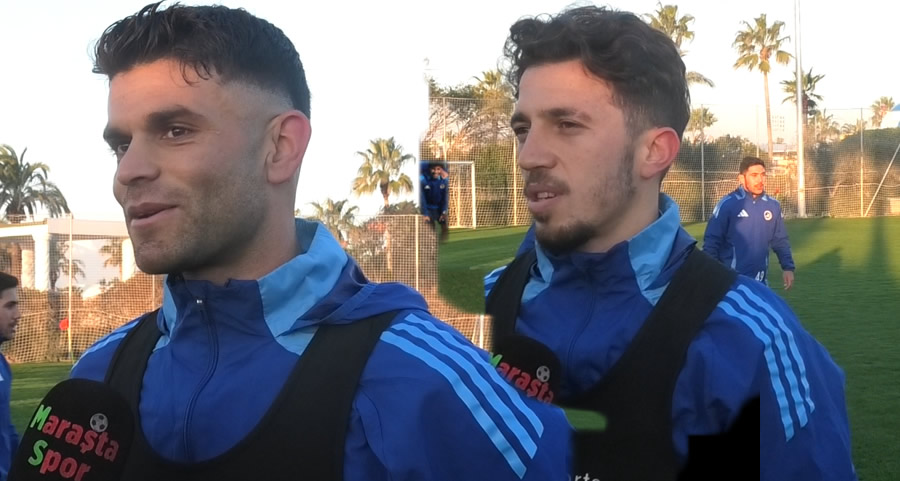 Kahramanmaraş İstiklalspor’un Antalya Kampında Tolunay Yurtseven ve Hakan Yeşil Açıklama Yapı