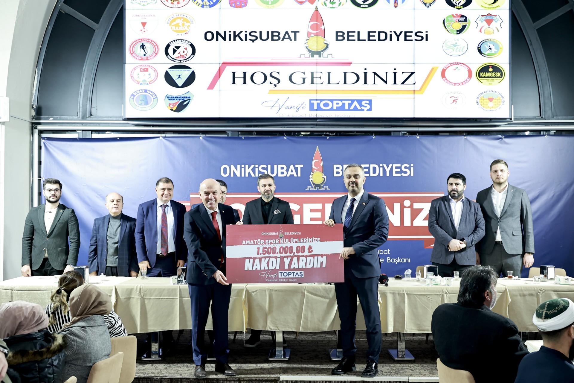 Başkan Toptaş’tan 48 spor kulübüne 1,5 milyon TL’lik dev destek