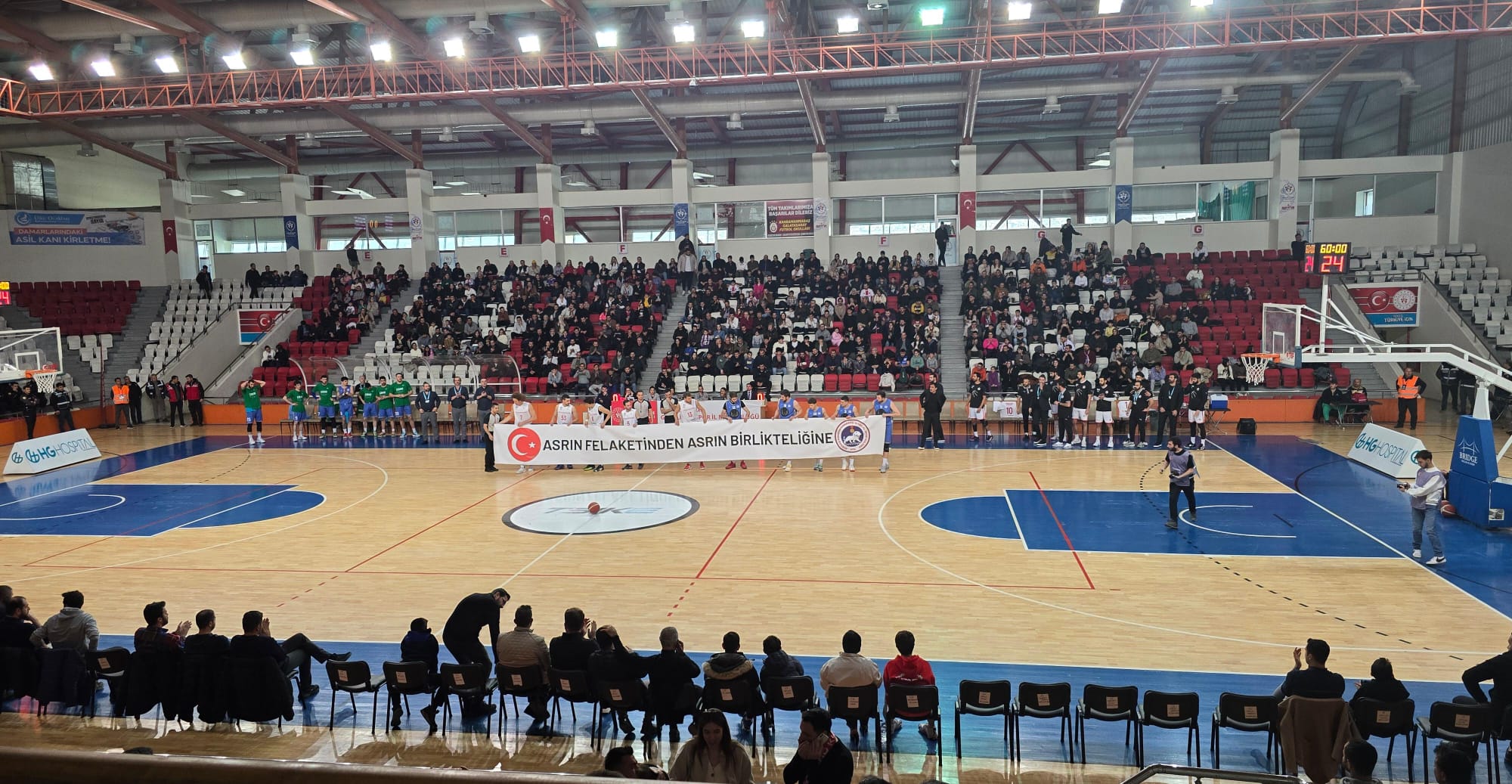 Kahramanmaraş İstiklal Basketbol, 6 Şubat Depremi Anısına Sahaya Çıktı
