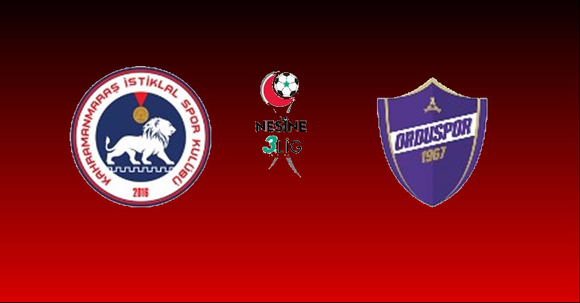 Kahramanmaraş İstiklalspor – Orduspor maçının hakemleri belli oldu.