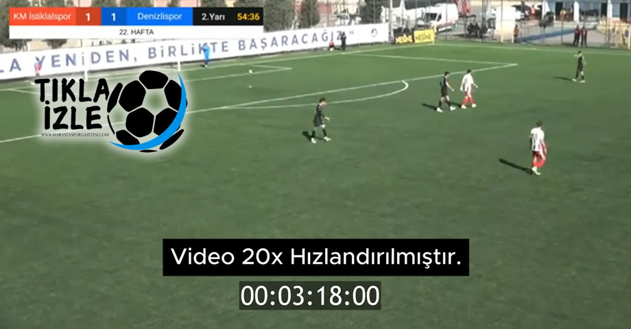 Kahramanmaraş İstiklalspor – Denizlispor maçında Hakem 22 dakika eksik oynatarak tartışmalara neden oldu!