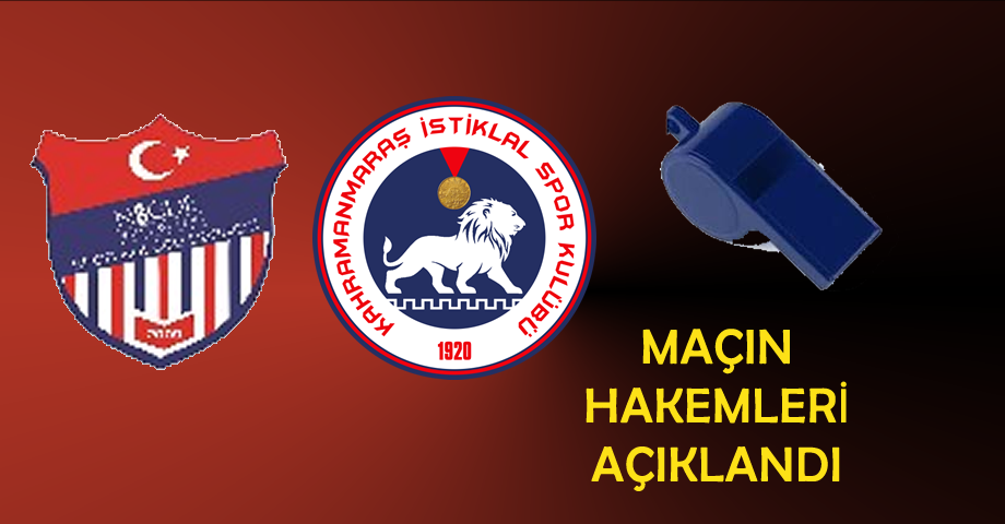 Niğde Belediyespor – Kahramanmaraş İstiklalspor Maçının Hakemleri Açıklandı