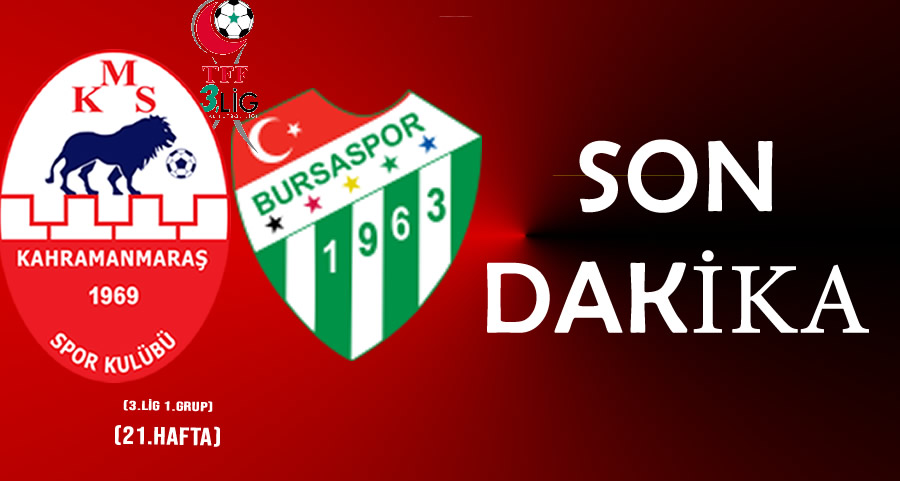 Kahramanmaraşspor – Bursaspor Maçında Konuk Taraftarlara Kötü Haber