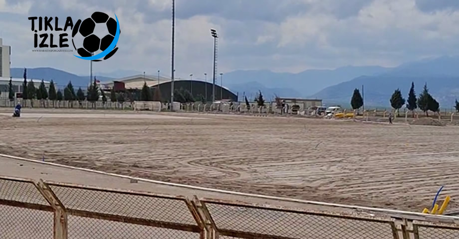 Kahramanmaraş Atletizm Pistinde Çalışmalar Devam Ediyor