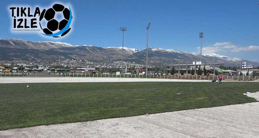 Kahramanmaraş Atletizm Pistinde Çim Serme İşlemi Başladı