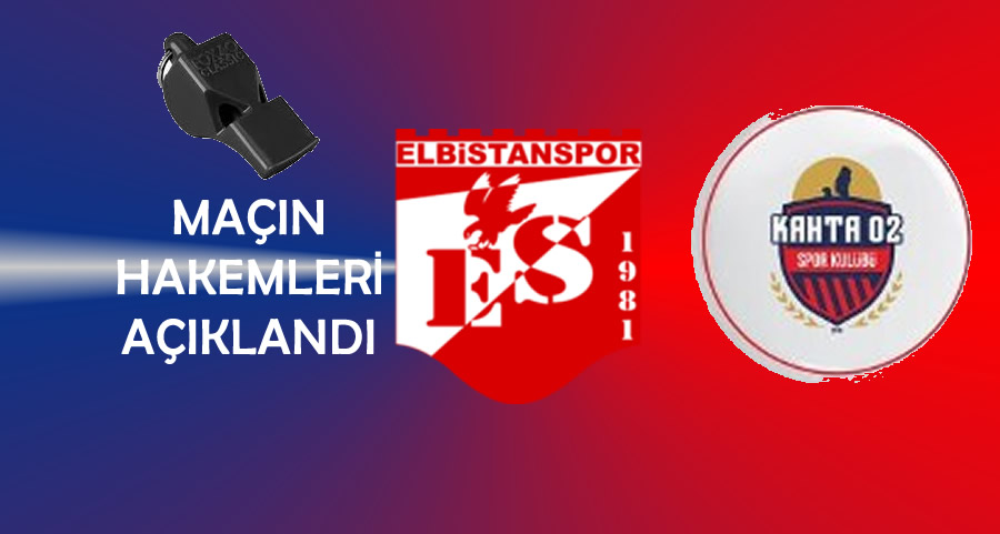 Elbistanspor’un BAL’daki Veda Maçının Hakemleri Belli Oldu