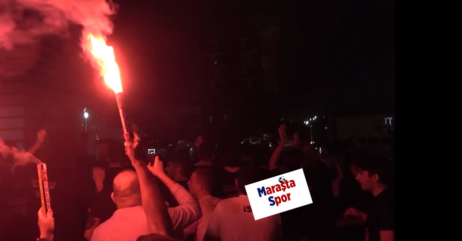 Kahramanmaraş İstiklalspor, Şampiyonluğu Meşaleler Yakarak ve Havai Fişek Gösterileriyle Kutladı!