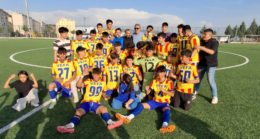 Kahramanmaraş U15 Ligi Şampiyonu AS Vefa Oldu!