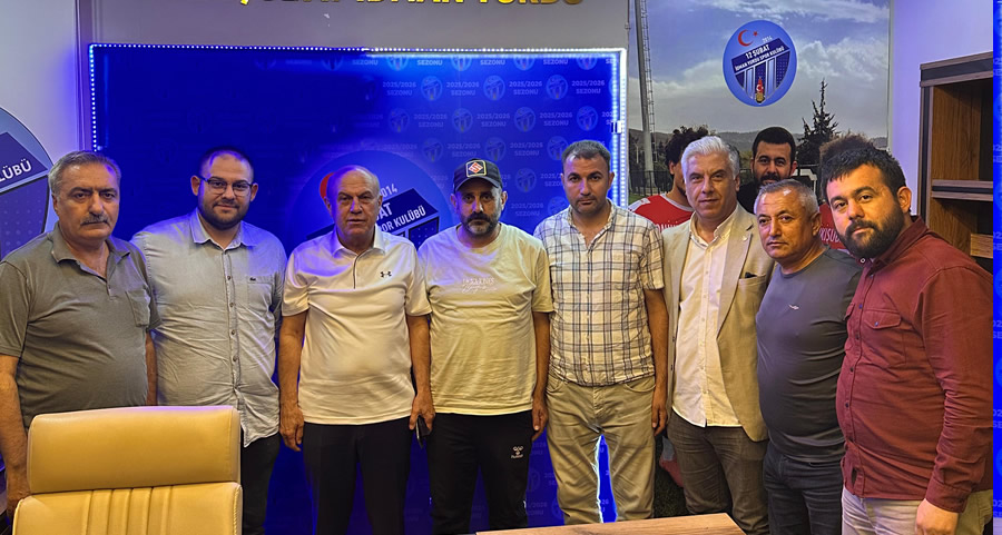 ASKF Başkanı Karaoğlan ve İl Temsilcisi Kazancı’dan Onikişubat İdmanyurduspor’a Ziyaret