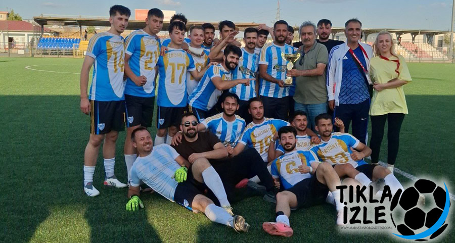 2. Amatör Lig B Grubu’nda Şampiyon Elbistan FK Kupasını Aldı!