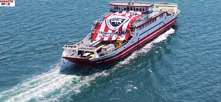 Şampiyon Kahramanmaraş İstiklalspor’un Bayrağı Marmara Denizi’nde Dalgalandı
