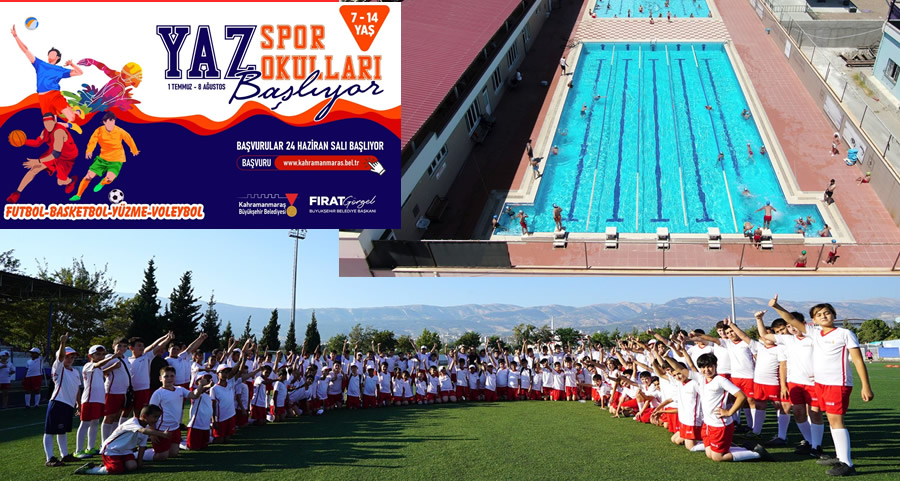 Kahramanmaraş’ta Büyükşehir’in Yaz Spor Okulları’na Kayıtlar 24 Haziran’da Başlıyor!