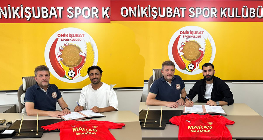 Onikişubatspor, Mehmet Fatih Dündar ve Ramazan Okatan ile Sözleşme İmzaladı