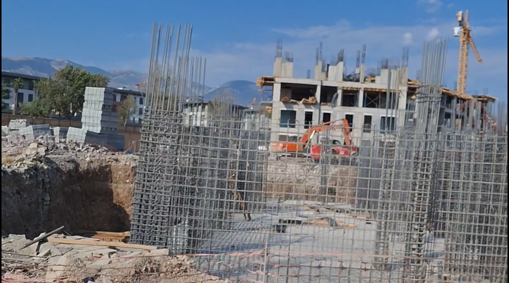Kahramanmaraş 12 Şubat Stadı arazisinde inşaat çalışmaları hızla devam ediyor