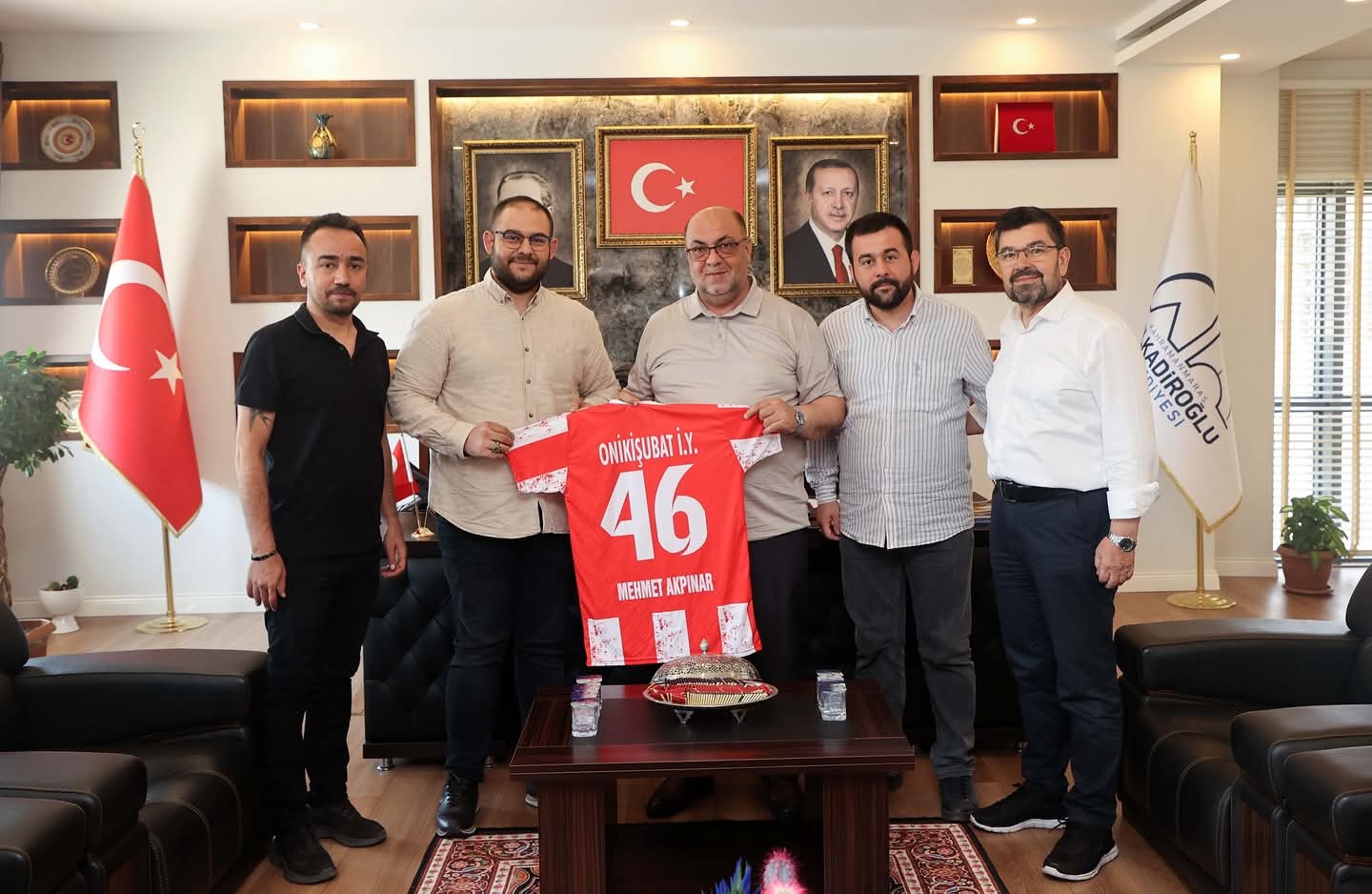 Onikişubat İdmanyurduspor’dan Dulkadiroğlu Belediyesi’ne Ziyaret