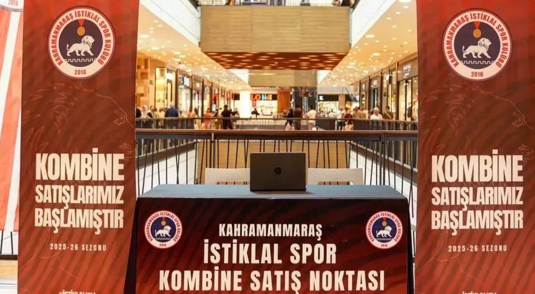 Kahramanmaraş İstiklalspor’da Kombine Satışları AVM’de Başladı!