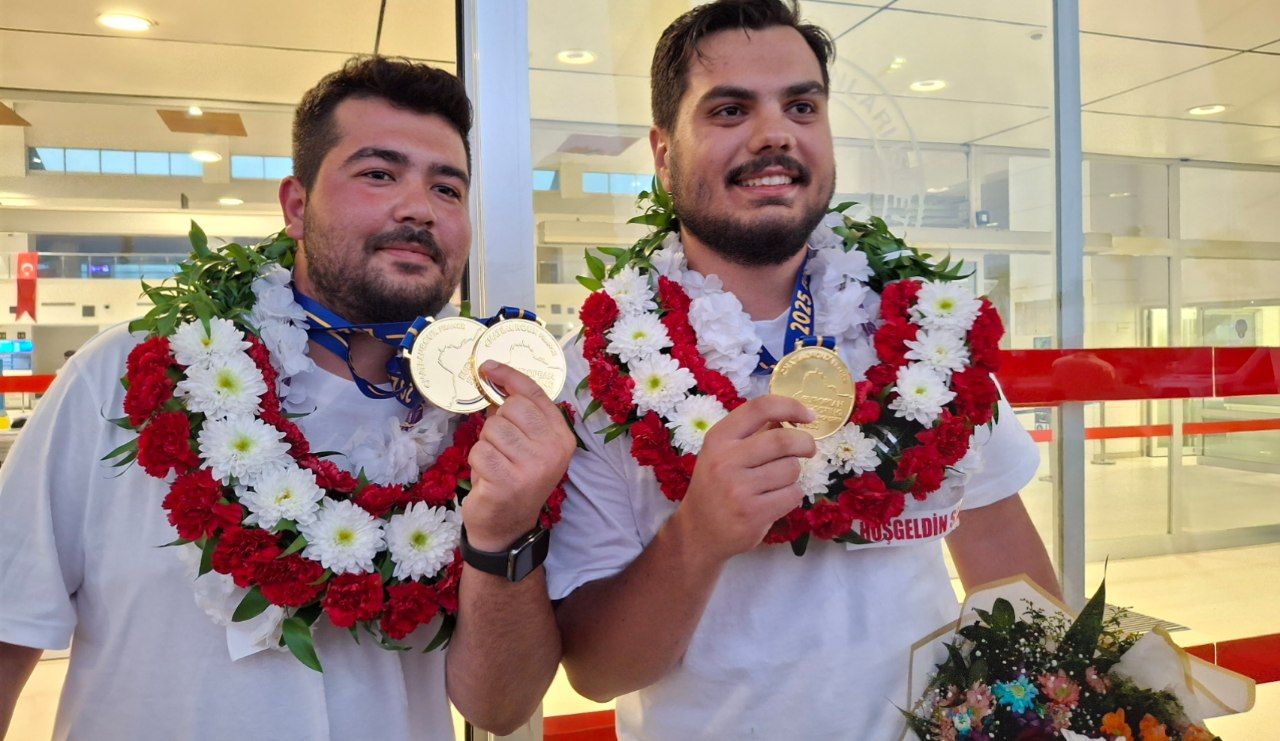 Milli Sporcular Seyhun Kaya ve Ali Can Arabacı Kahramanmaraş’ta Coşkuyla Karşılandı! İşte İlk Sözler