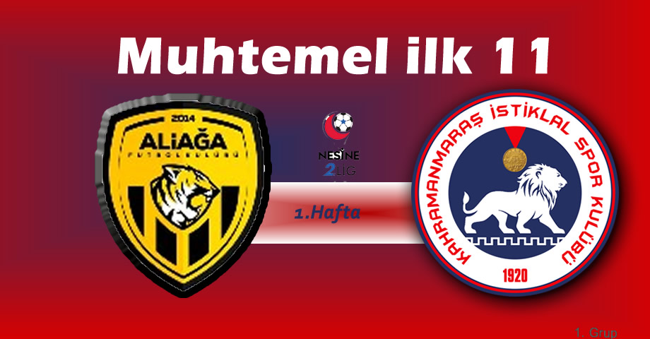 Aliağa FK Maçında Kahramanmaraş İstiklalspor’un Muhtemel 11’i